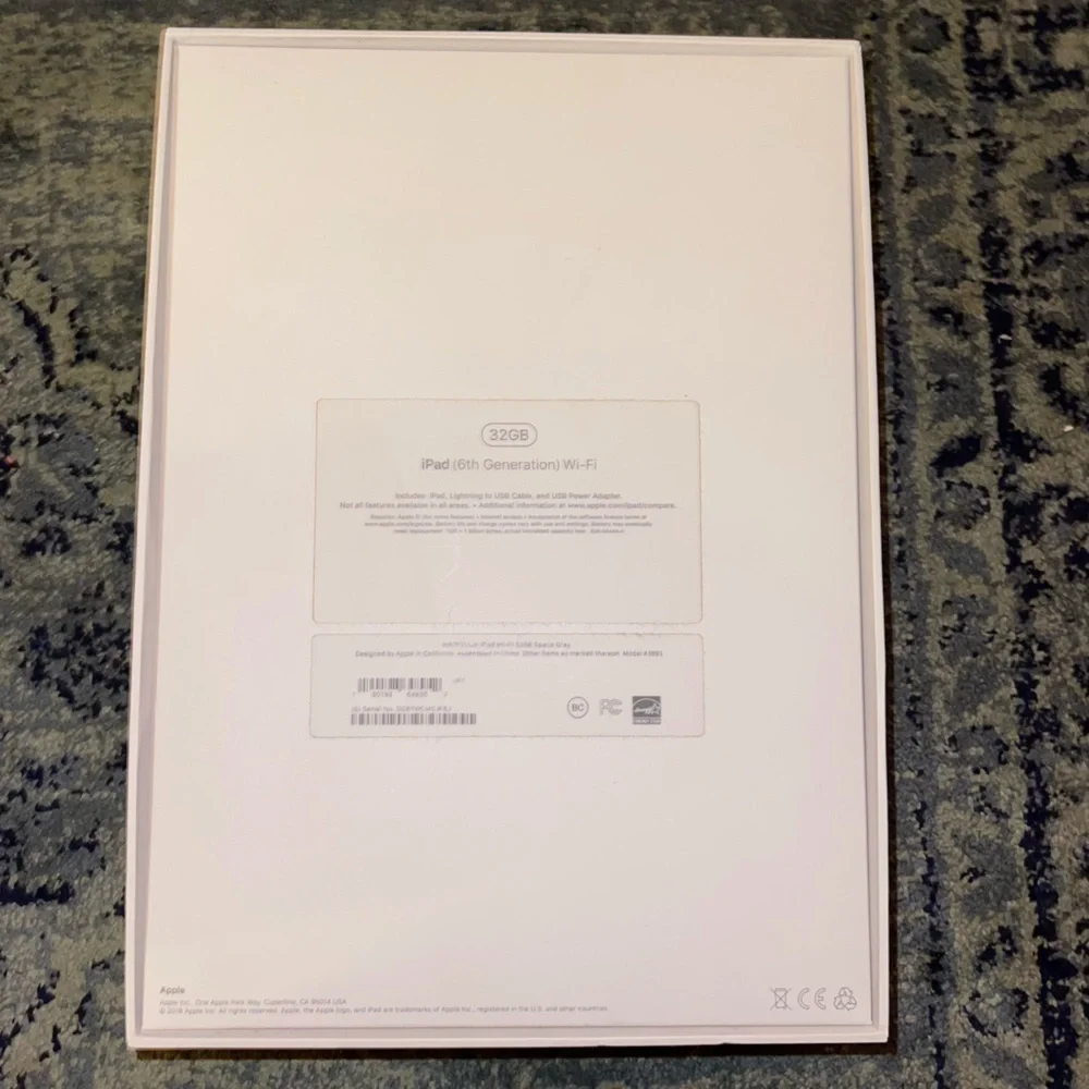 Empty iPad Box 2/$10